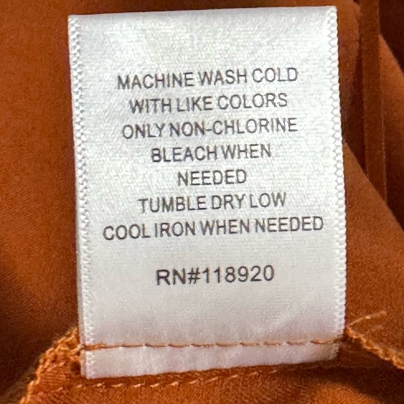 LUCY PARIS GATHERED TOP SIZE XS BRONZE / BURNT ORANGE - Picture 7 of 9